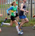 Sonia Samuels (Wallsend Harriers) taking part in the Wallsend Harriers Terry O'Gara Memorial 5k Road Race.